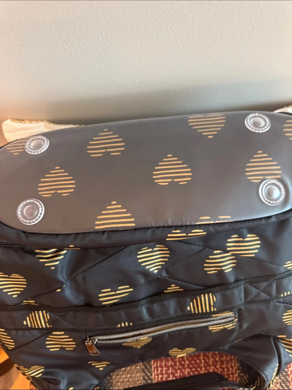 Rare LUG Hearts Gold GondolaSE Hobo Bag